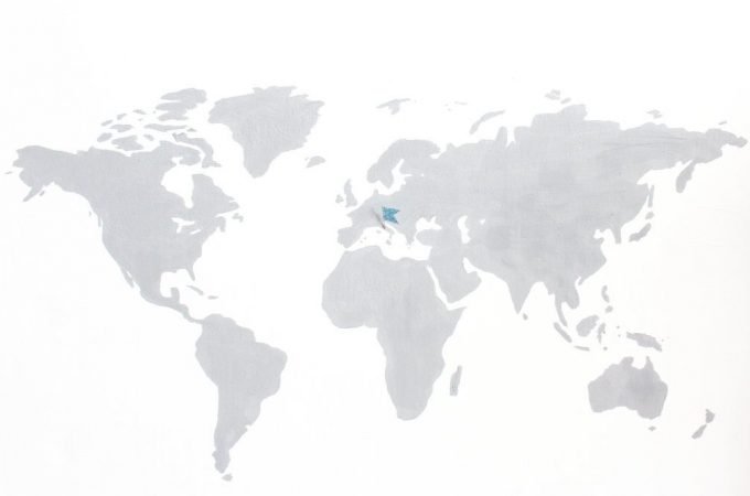 Weltkarte fürs Wohnzimmer