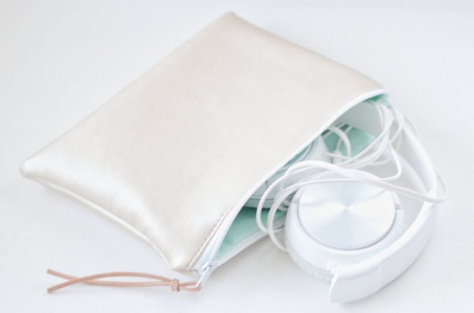 DIY Kopfhörer Tasche nähen