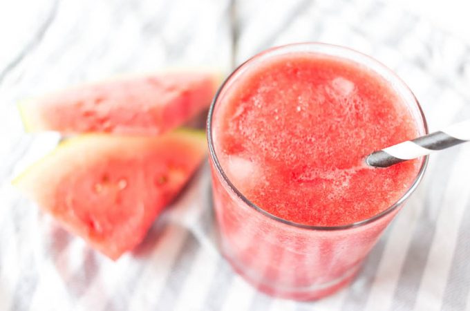 Rosen-Melonen-Limonade selber machen