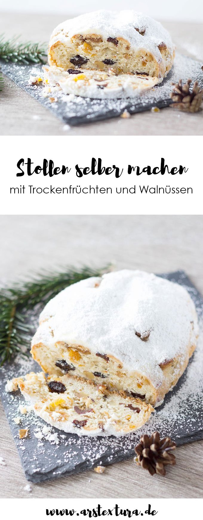 Stollen selber machen | Rezept für den Advent #weihnachten #weihnachtsbäckerei