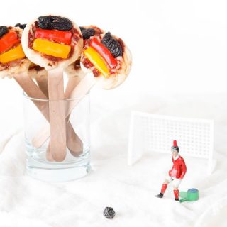 Pizza Pops in Deutschland Farben - der perfekte Snack für deine WM-Party | ars textura - DIY Blog