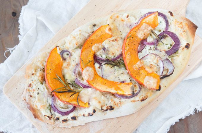 Kürbis Rezept: Pizza mit Kürbis - perfekt für den Herbst