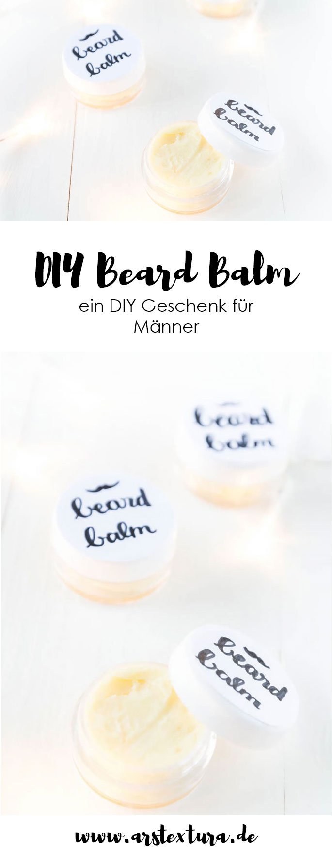 DIY Geschenk für Männer: Beard Balm
