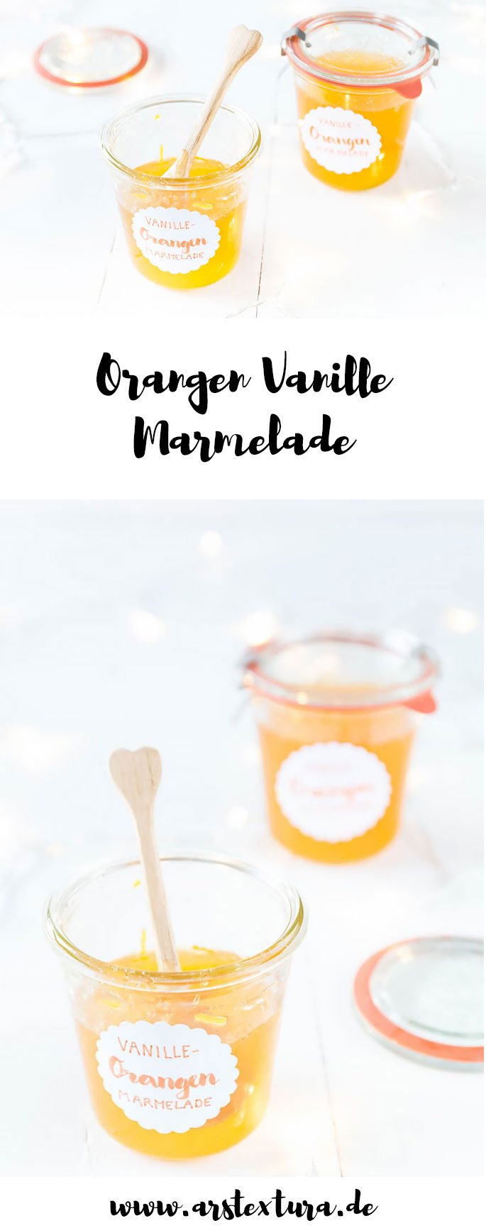 DIY Geschenke aus der Küche: Orangen Vanille Marmelade