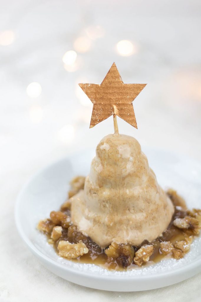 Zimtparfait mit Bratapfelkompott - ein leckeres Rezept fürs Weihnachtsmenü