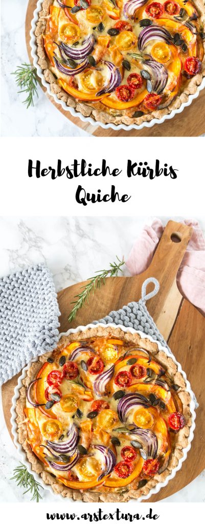 Herbstliche Quiche mit Kürbis | ars textura - DIY Blog &amp; Food