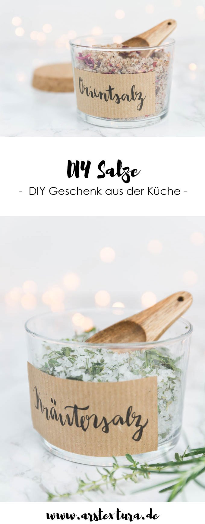 DIY Kräutersalz und Gewürzsalz | DIY Geschenk aus der Küche | ars textura DIY Blog