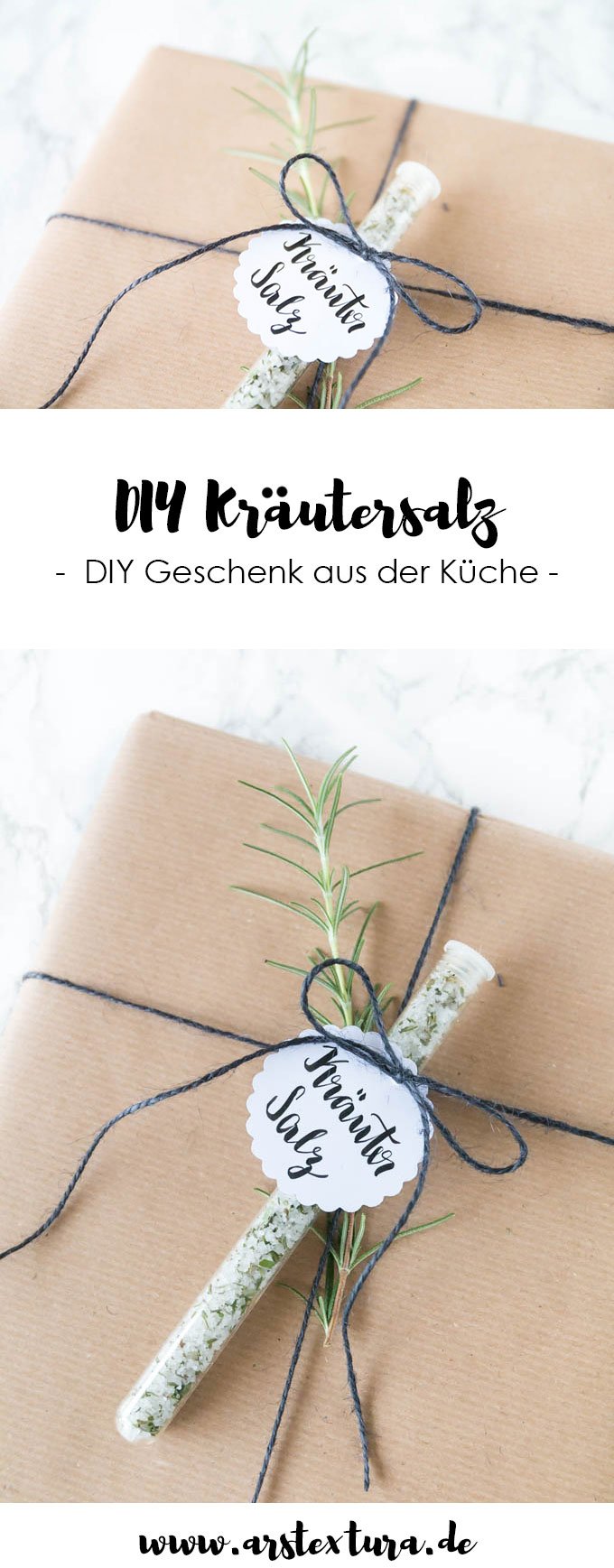 DIY Kräutersalz zum verschenken | DIY Geschenk aus der Küche | ars textura DIY Blog