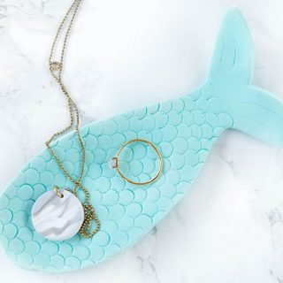 DIY Mermaid Schmuckschale aus Fimo