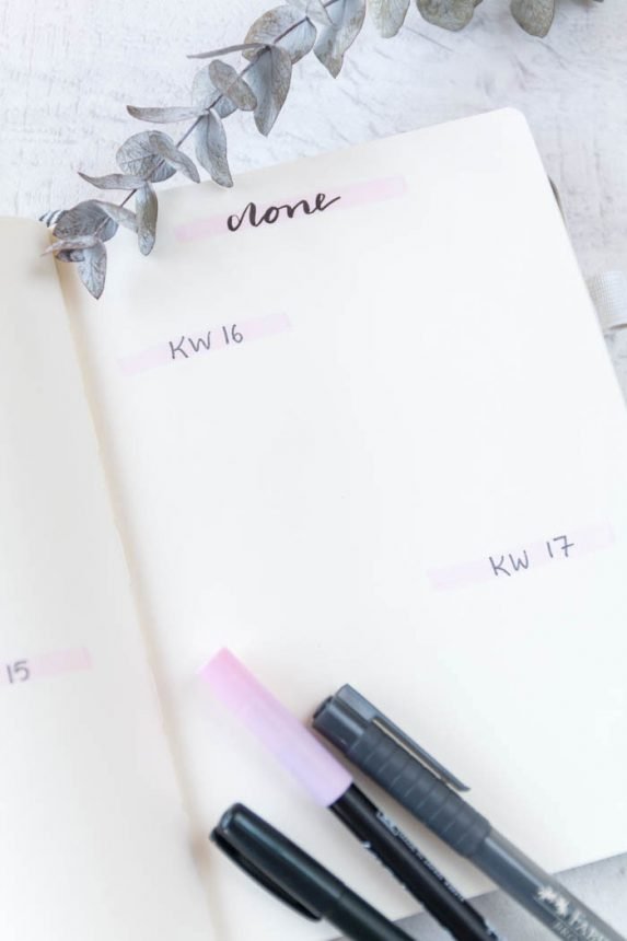 Bullet Journal im April + Kanban-Board | ars textura - DIY Blog