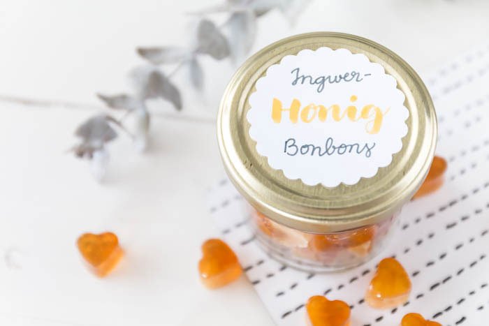 Bonbons selber machen: Rezept für Ingwer-Honig-Bonbons | ars textura - DIY Blog