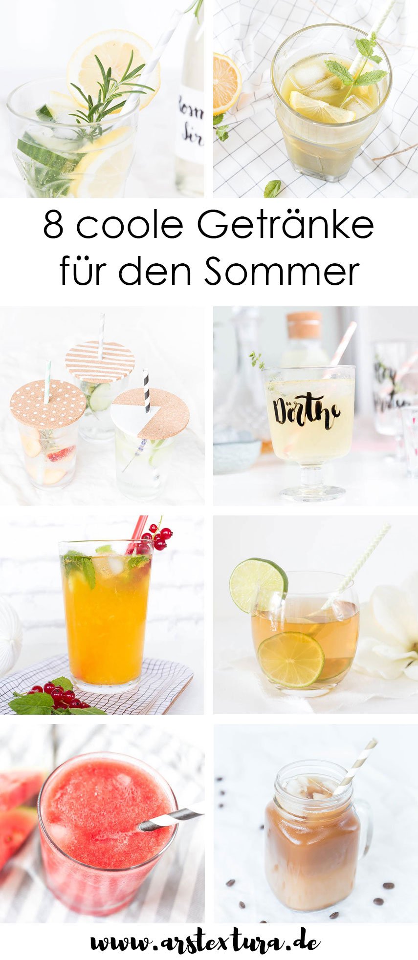 8 coole Getränke für den Sommer: Limonade selber machen, Eistee, Cold Crew Coffee und andere coole Sommerdrinks | ars textura