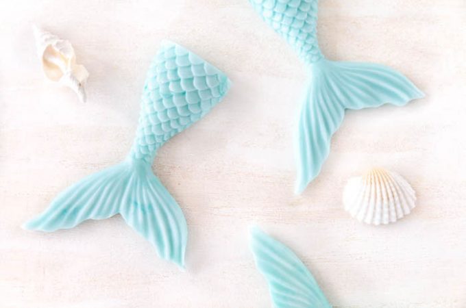 Meerjungfrau Seife selber machen