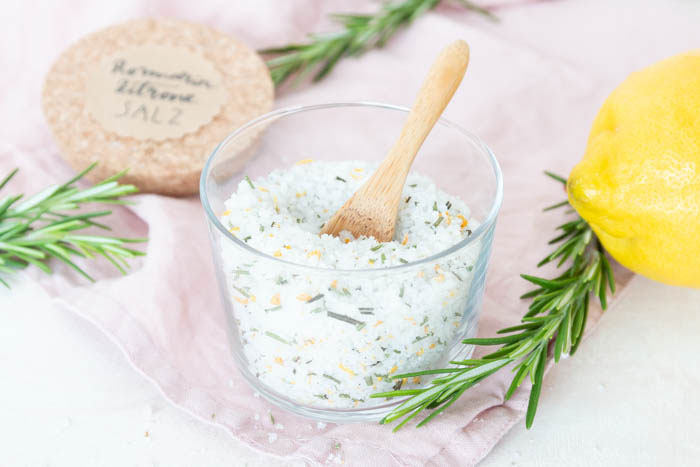 Rosmarin Zitronen Salz - DIY Geschenk