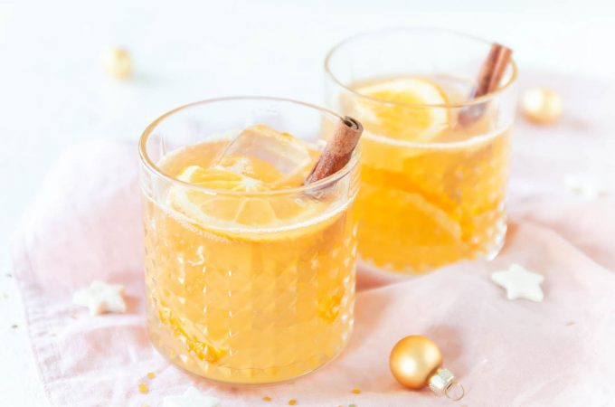 Weihnachtlicher Cocktail Orange Rum