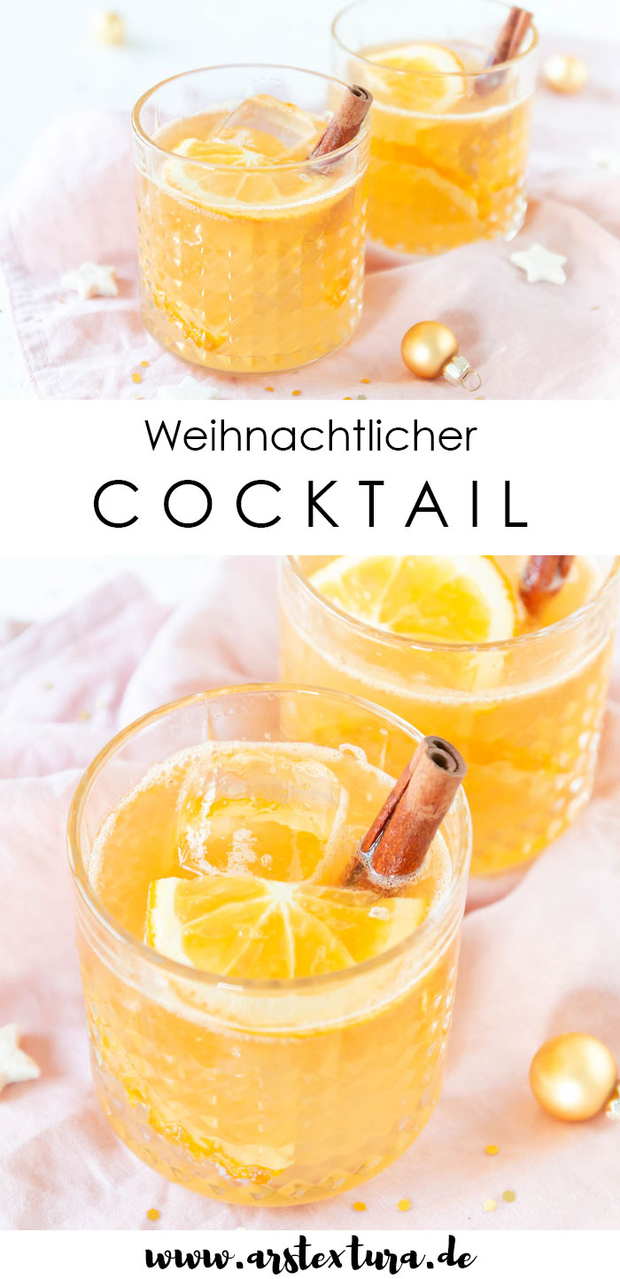 Weihnachtlicher Cocktail Orange Rum
