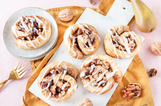 Rezept Birnen Zimtschnecken