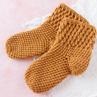 Socken häkeln mit Muster