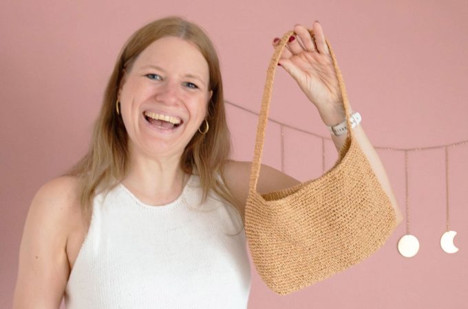 Anleitung Handtasche häkeln einfach für Anfänger